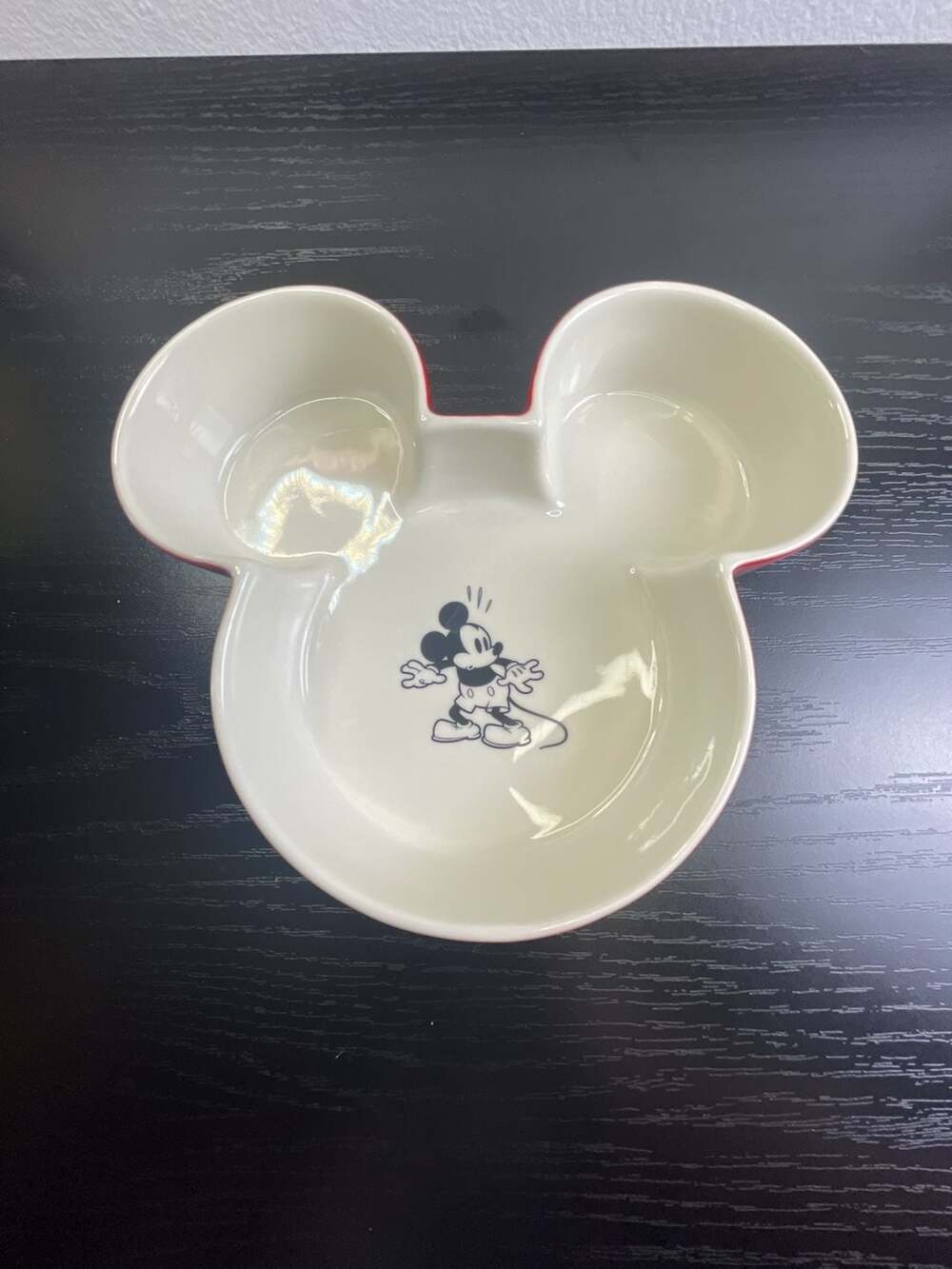 Disney Mickey Mouse Ceramic Bowl Steamboat Willie Pet Dish